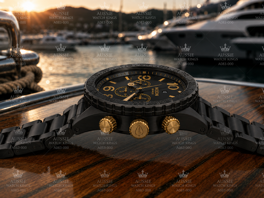 Nixon 51-30 Chrono Black Gold A083-1041