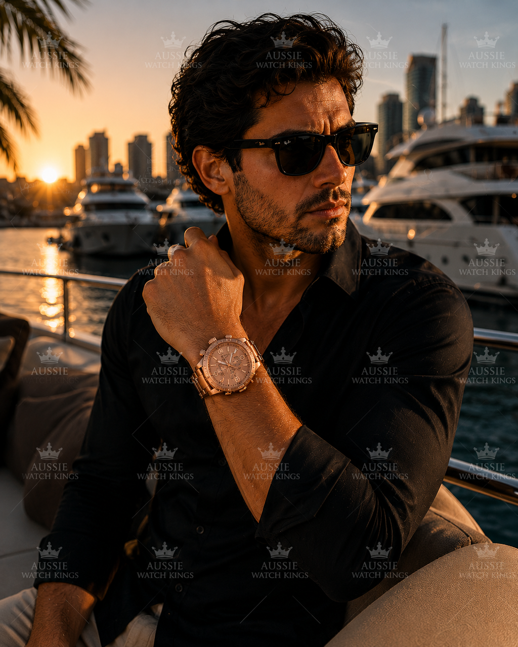Nixon 51-30 Chrono All Rose Gold Watch A083-897
