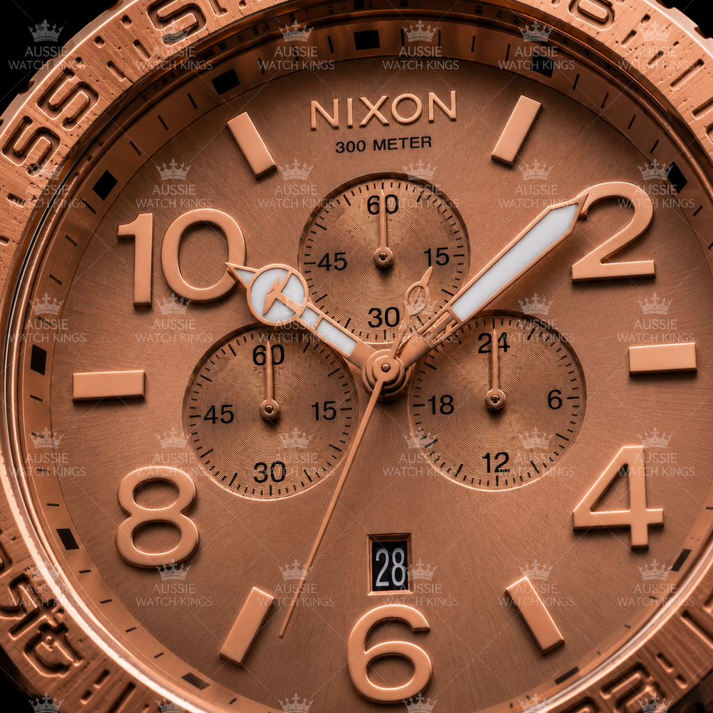 Nixon 51-30 Chrono All Rose Gold Watch A083-897