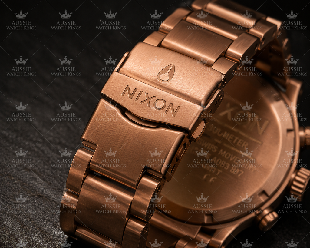 Nixon 51-30 Chrono All Rose Gold Watch A083-897