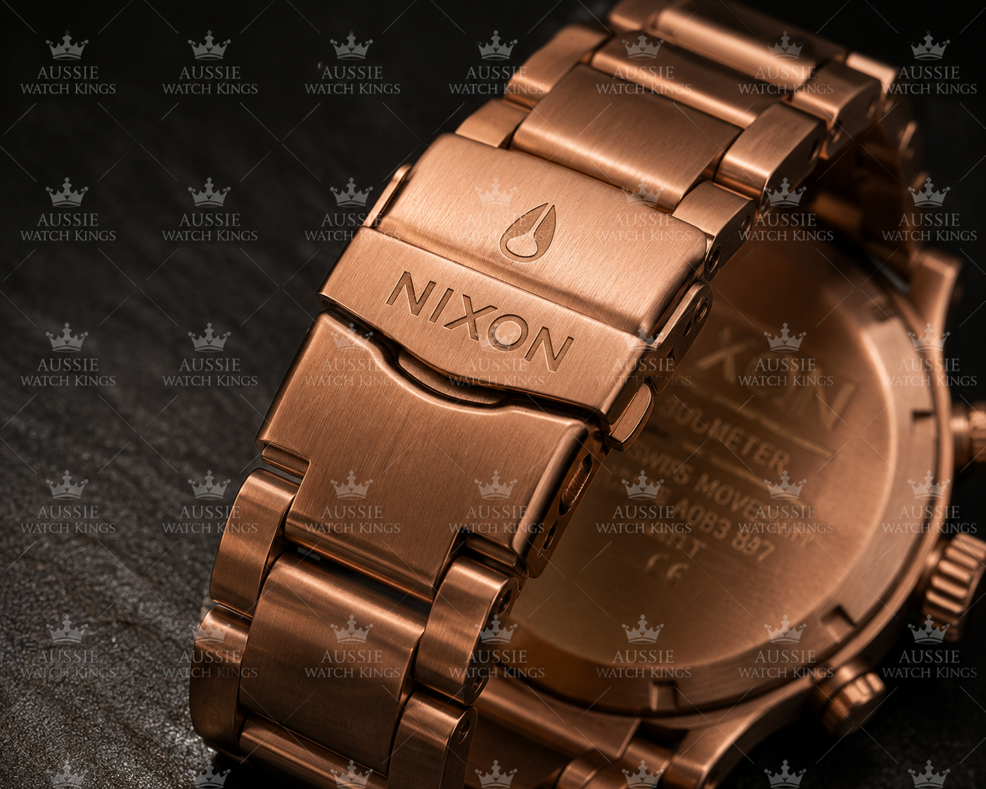 Nixon 51-30 Chrono All Rose Gold Watch A083-897