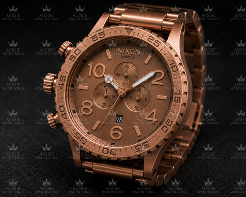 Nixon 51-30 Chrono All Rose Gold Watch A083-897