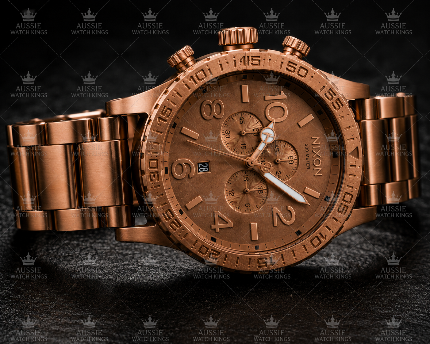 Nixon 51-30 Chrono All Rose Gold Watch A083-897