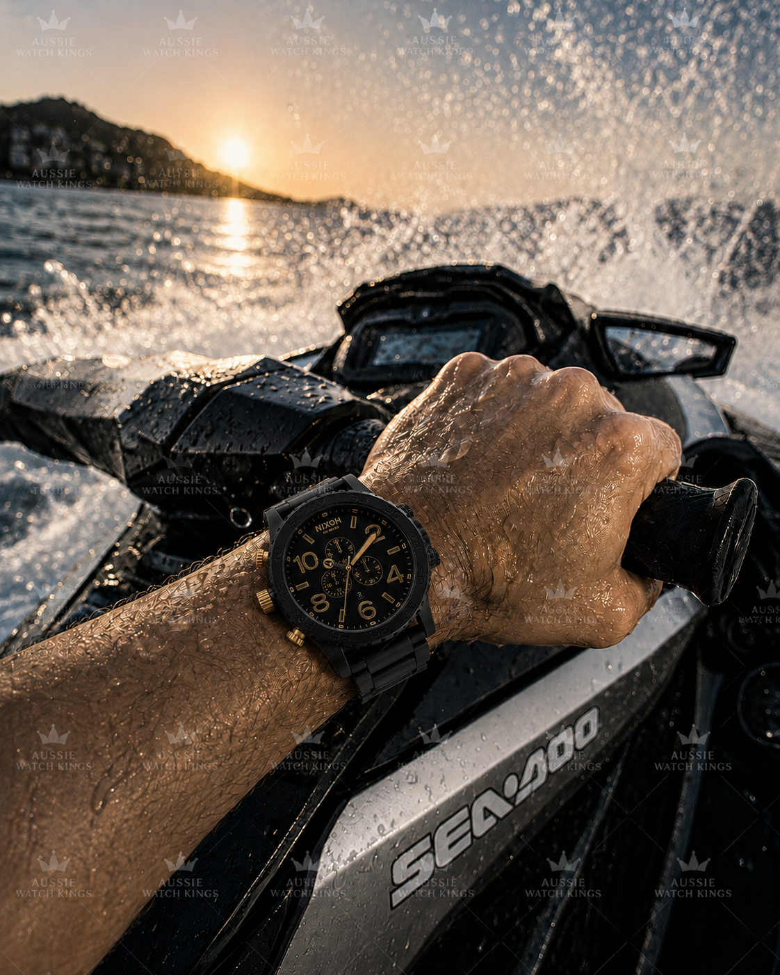 Nixon 51-30 Chrono Black Gold A083-1041