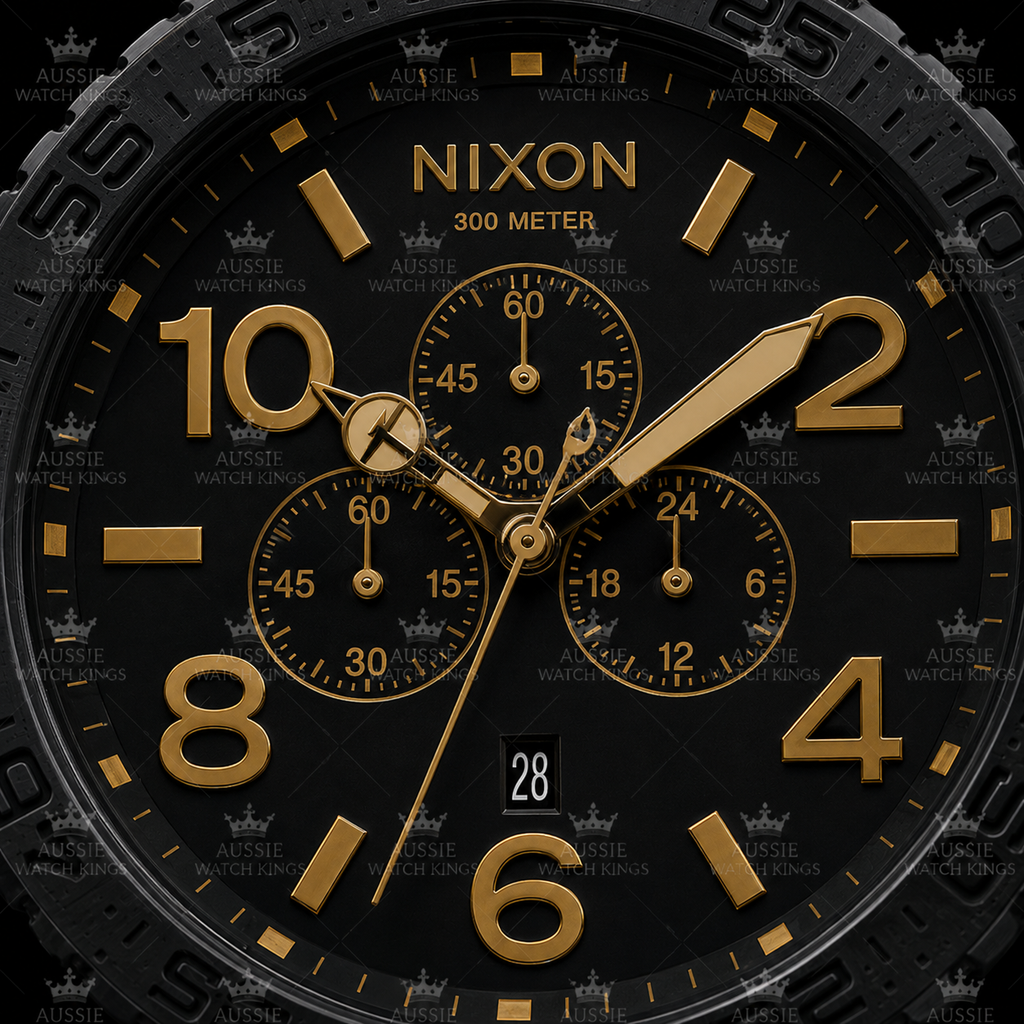Nixon 51-30 Chrono Black Gold A083-1041