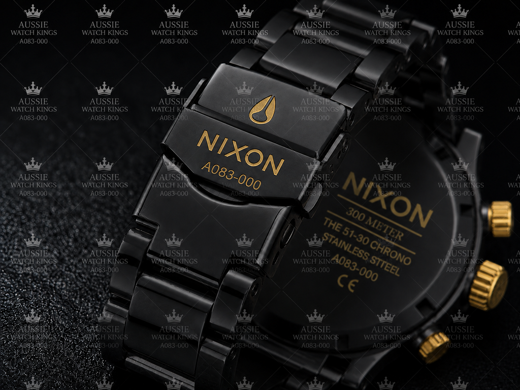 Nixon 51-30 Chrono Black Gold A083-1041