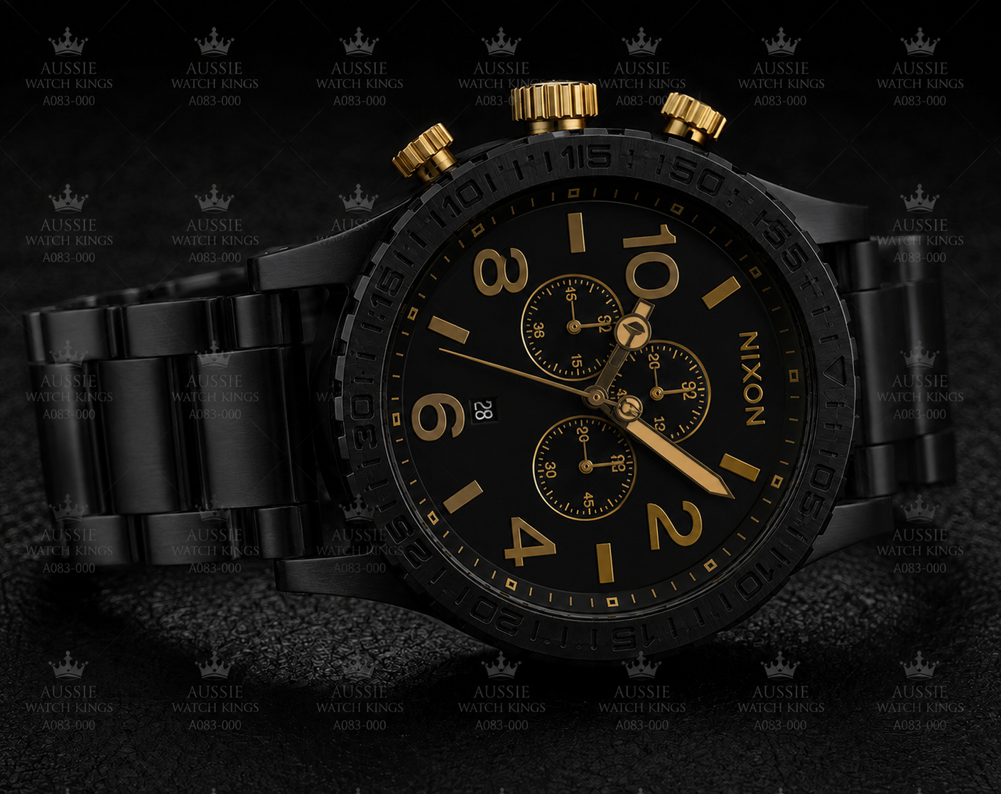 Nixon 51-30 Chrono Black Gold A083-1041