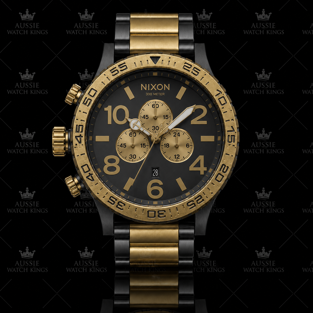 Nixon 51-30 Chrono Gunmetal Gold A083-595