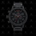Nixon 51-30 Chrono Watch – Black Red | 51mm | 300m Water Resistant