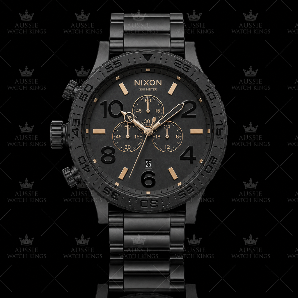 Nixon 51-30 Chrono Black Rose Gold A083-957