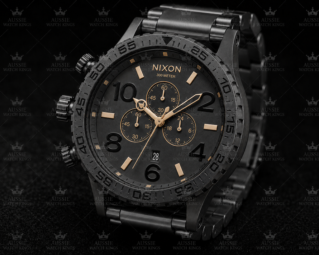 Nixon 51-30 Chrono Black Rose Gold A083-957