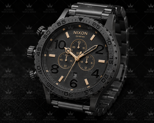 Nixon 51-30 Chrono Black Rose Gold A083-957