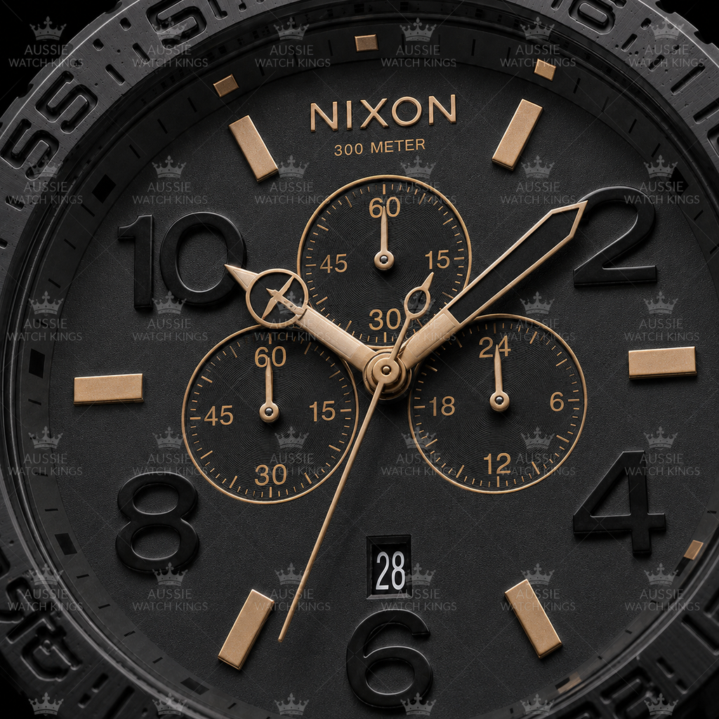 Nixon 51-30 Chrono Black Rose Gold A083-957