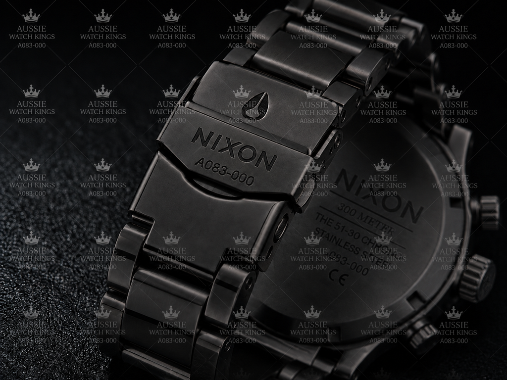 Nixon 51-30 Chrono Black Rose Gold A083-957