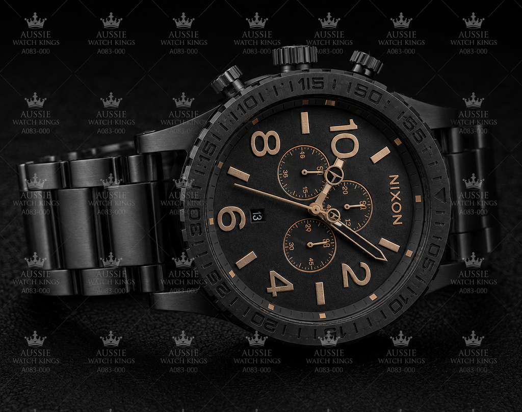Nixon 51-30 Chrono Black Rose Gold A083-957