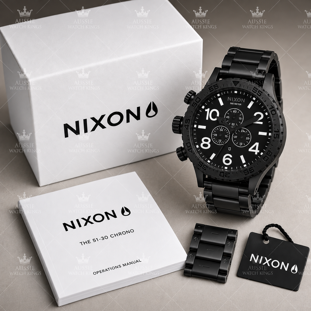 Nixon 51-30 Chrono Black White A083-001