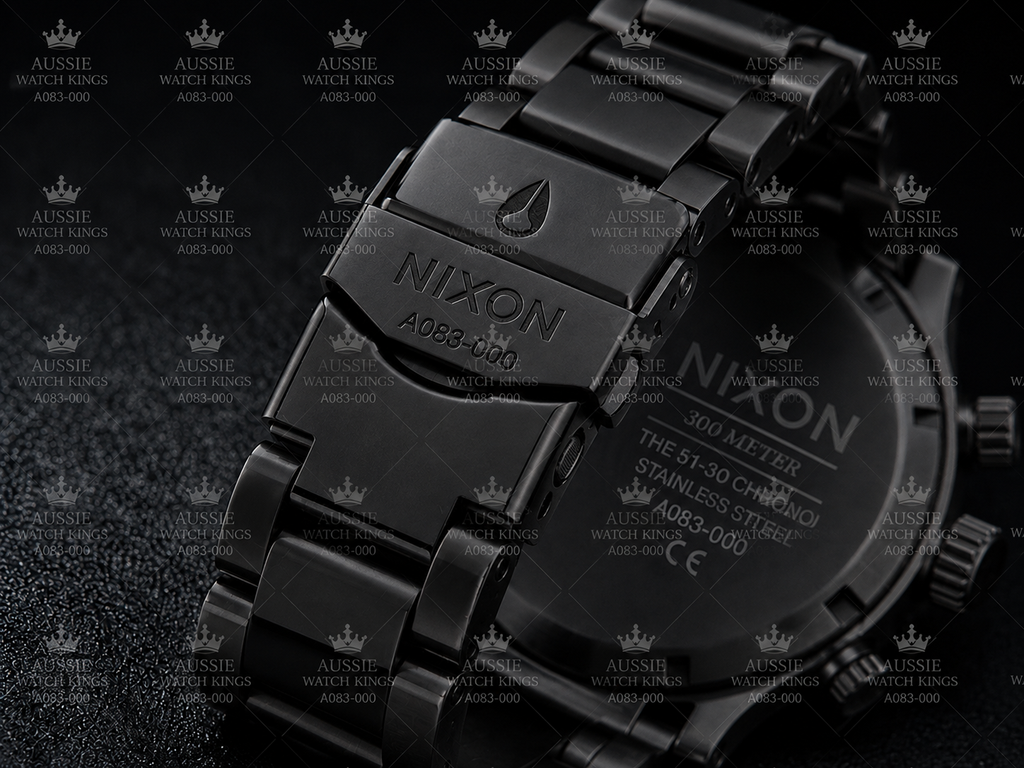 Nixon 51-30 Chrono Black White A083-001