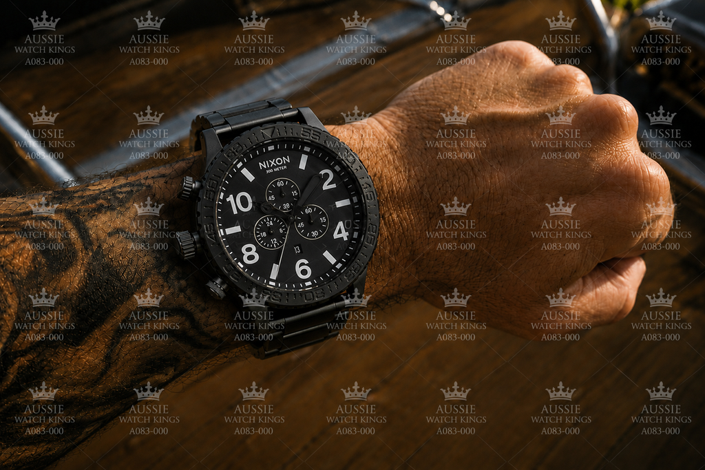 Nixon 51-30 Chrono Black White A083-001