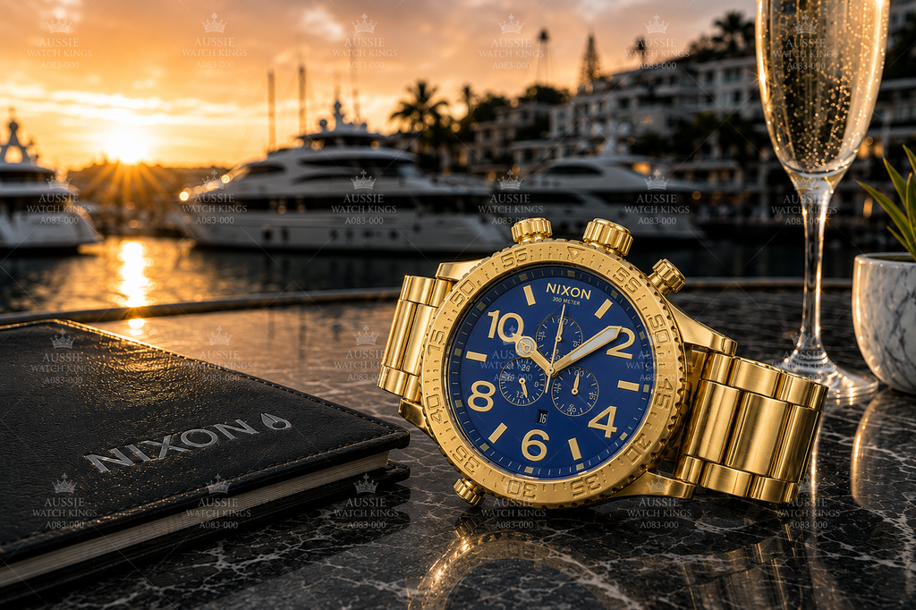 Nixon 51-30 Chrono Gold Blue A083-2735