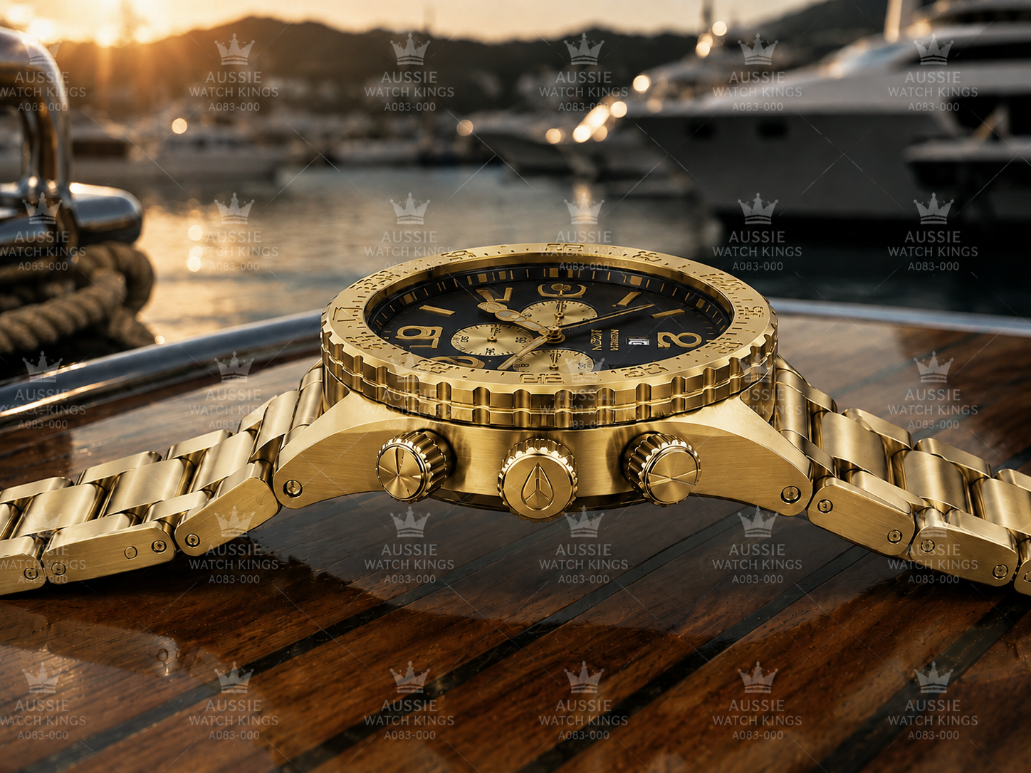 Nixon 51-30 Chrono Gold Black A083-510