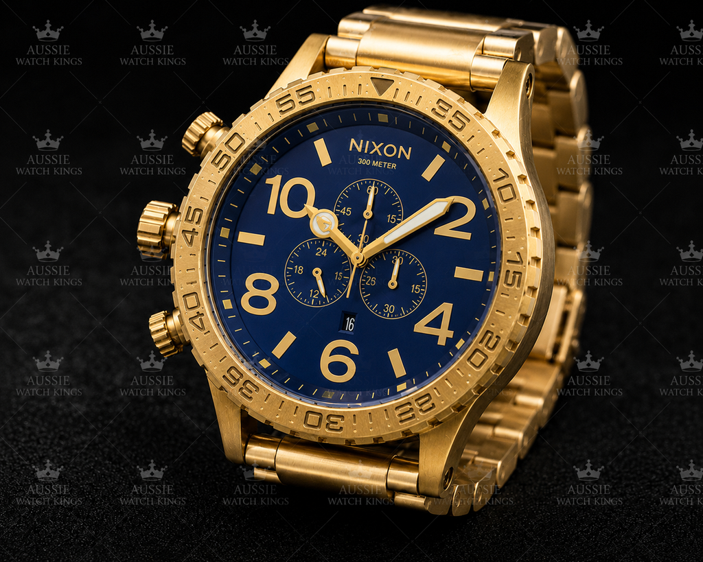 Nixon 51-30 Chrono Gold Blue A083-2735