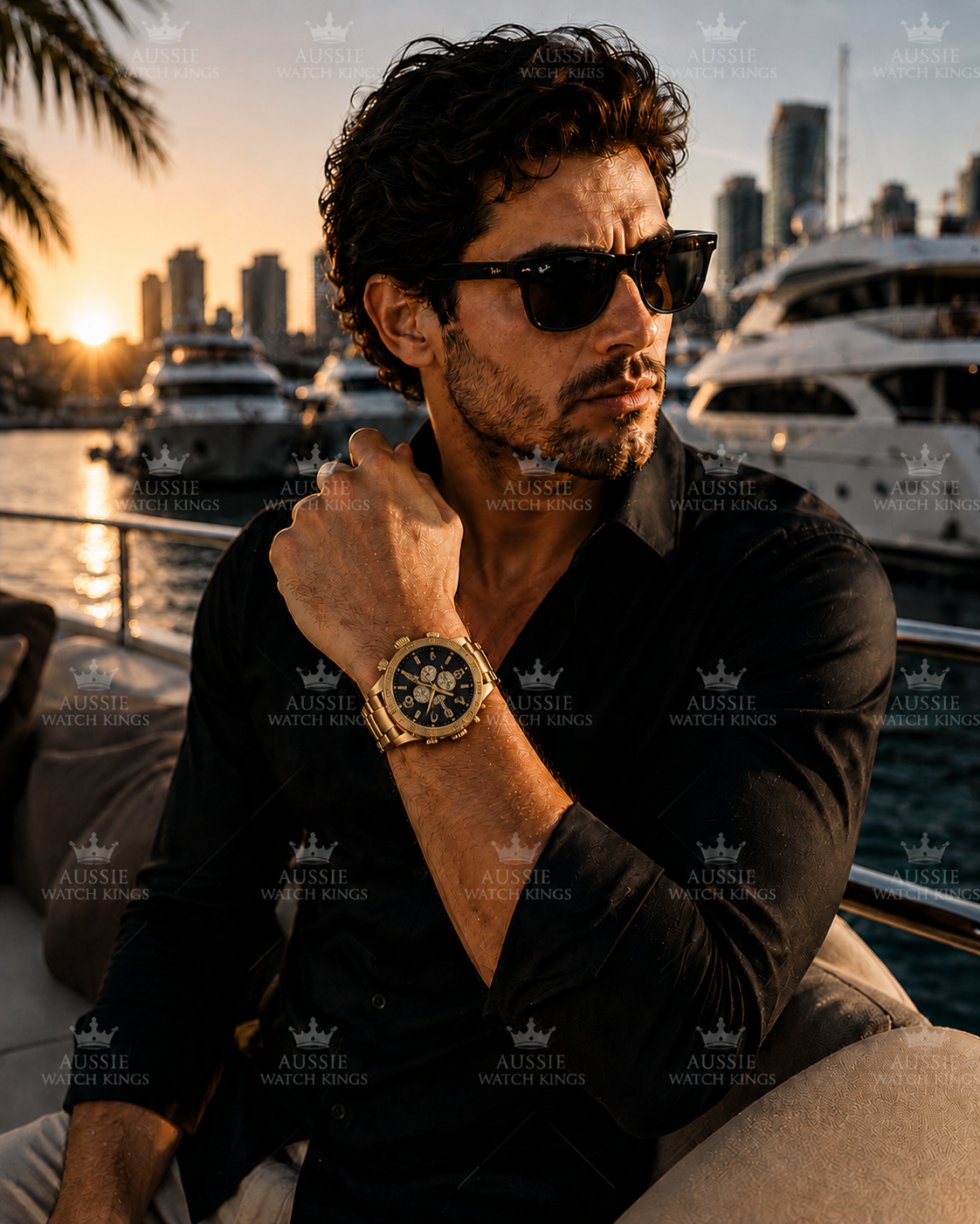 Nixon 51-30 Chrono Gold Black A083-510