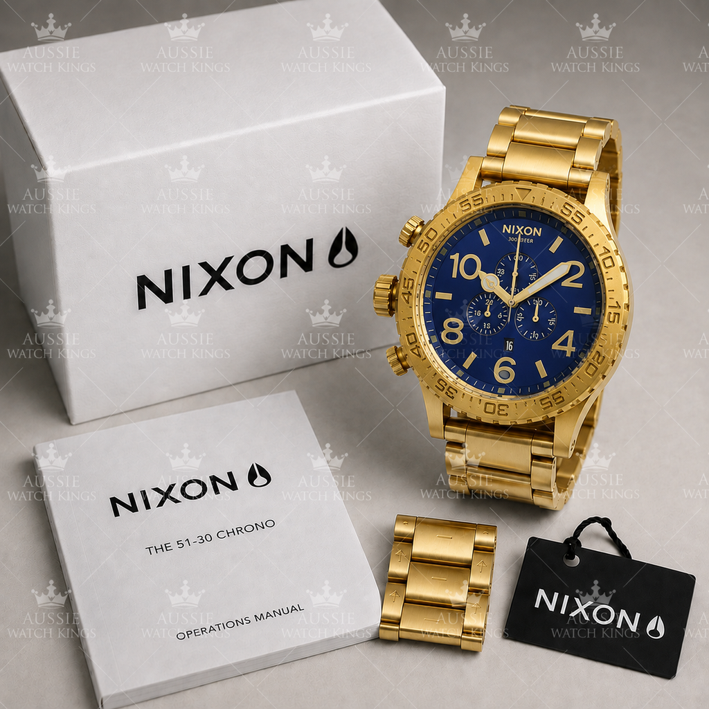 Nixon 51-30 Chrono Gold Blue A083-2735