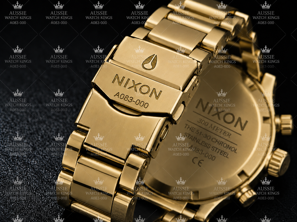 Nixon 51-30 Chrono Gold Black A083-510