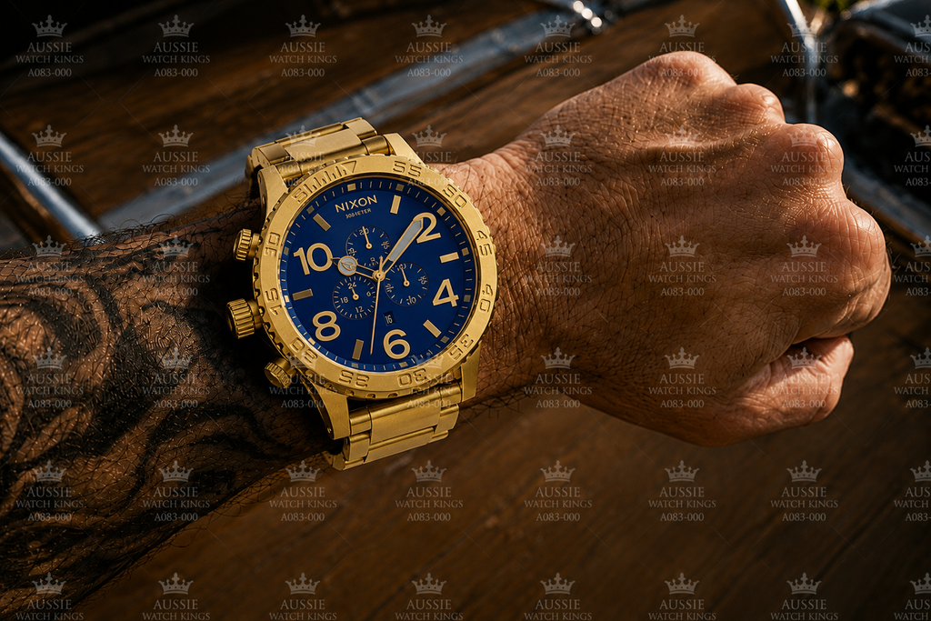 Nixon 51-30 Chrono Gold Blue A083-2735