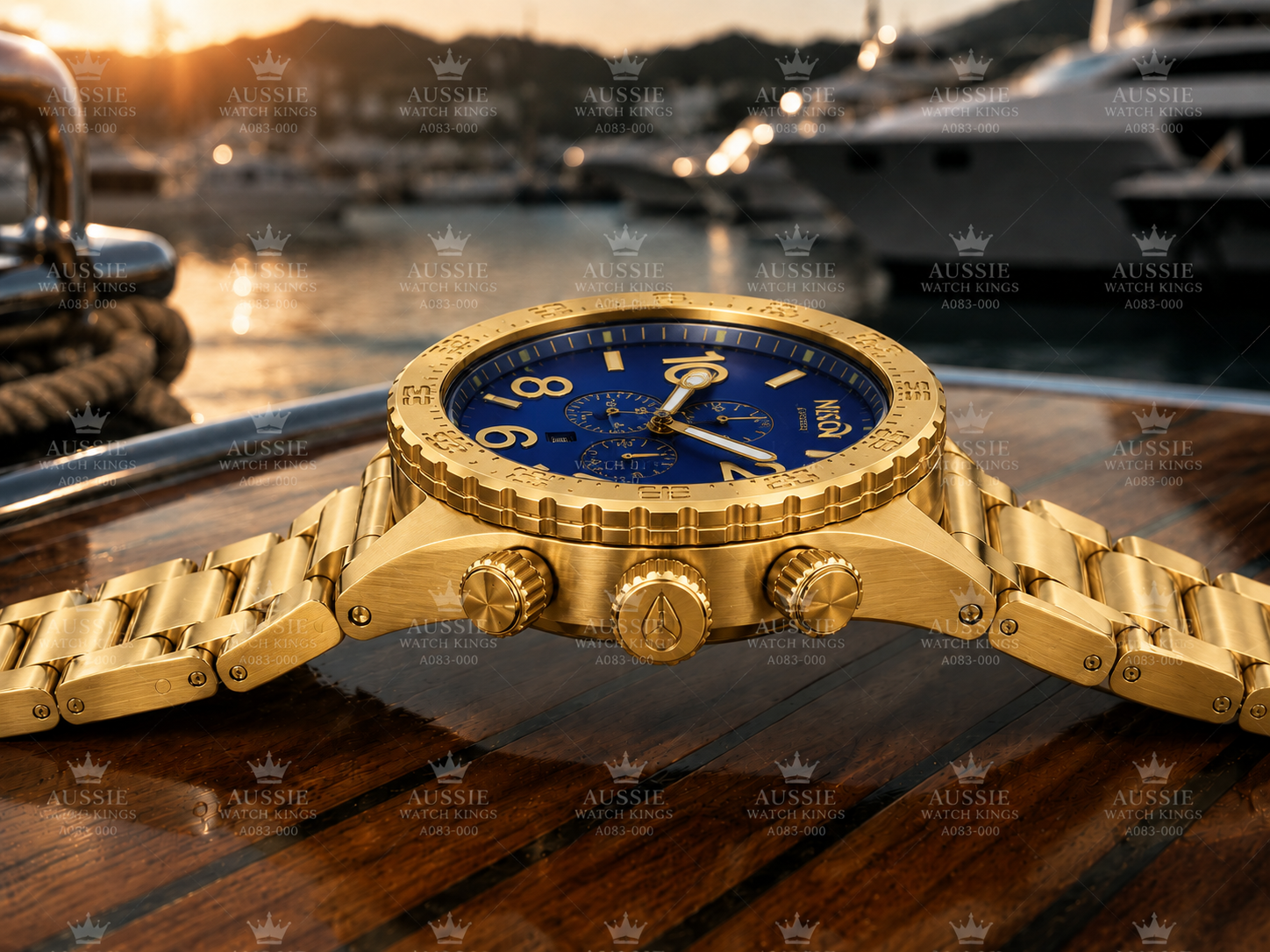 Nixon 51-30 Chrono Gold Blue A083-2735